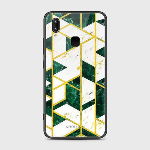 Vivo Y91 Cover - O'Nation Shades of Marble Series - HQ Ultra Shine Premium Infinity Glass Soft Silicon Borders Case