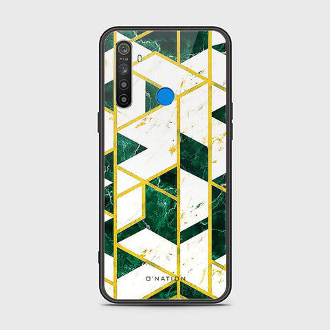 Realme 5 Cover - O'Nation Shades of Marble Series - HQ Ultra Shine Premium Infinity Glass Soft Silicon Borders Case