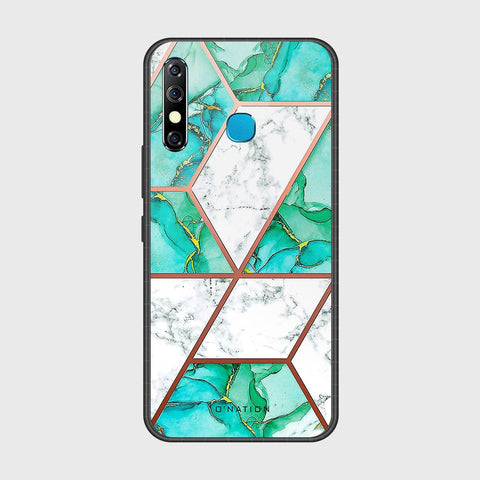 Tecno Spark 4 Cover- O'Nation Shades of Marble Series - HQ Ultra Shine Premium Infinity Glass Soft Silicon Borders Case