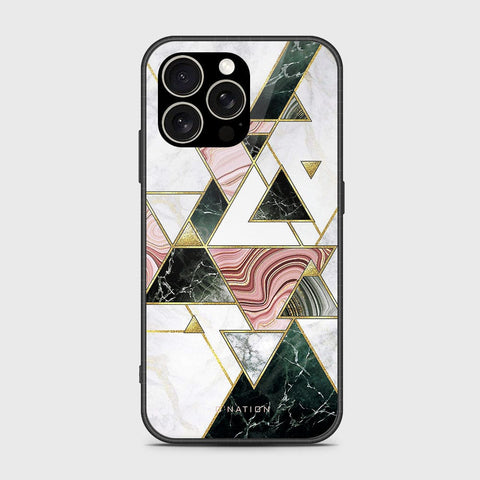 iPhone 15 Pro Cover- O'Nation Shades of Marble Series - HQ Ultra Shine Premium Infinity Glass Soft Silicon Borders Case