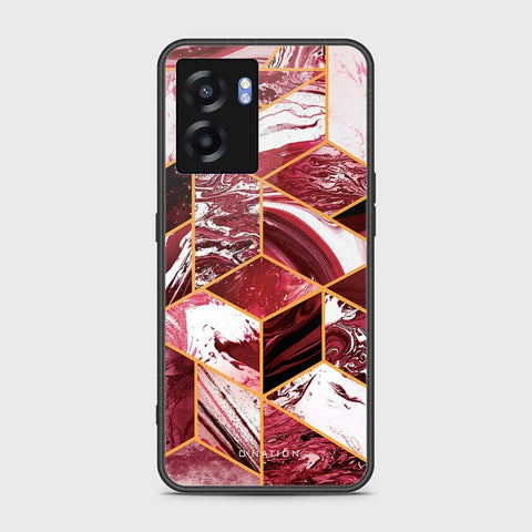 Realme Narzo 50 5G Cover- O'Nation Shades of Marble Series - HQ Ultra Shine Premium Infinity Glass Soft Silicon Borders Case