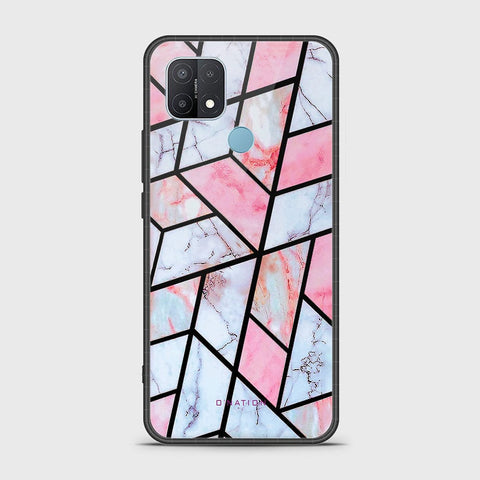 Oppo A15s Cover - O'Nation Shades of Marble Series - HQ Ultra Shine Premium Infinity Glass Soft Silicon Borders Case