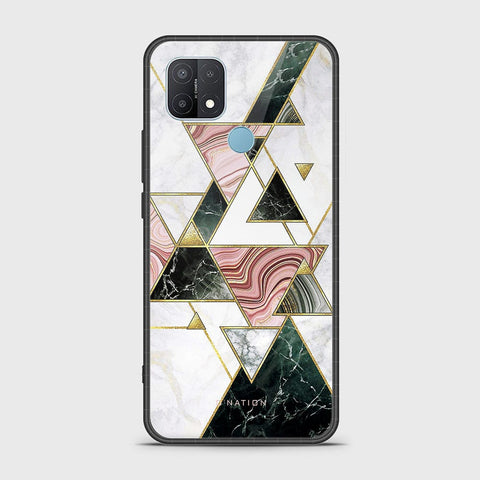 Oppo A15s Cover - O'Nation Shades of Marble Series - HQ Ultra Shine Premium Infinity Glass Soft Silicon Borders Case