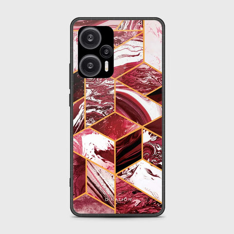 Xiaomi Redmi Note 12 Turbo  Cover- O'Nation Shades of Marble Series - HQ Ultra Shine Premium Infinity Glass Soft Silicon Borders Case