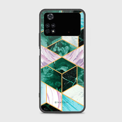 Xiaomi Poco M4 Pro Cover - O'Nation Shades of Marble Series - HQ Ultra Shine Premium Infinity Glass Soft Silicon Borders Case