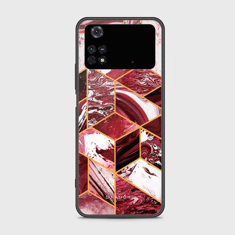 Xiaomi Poco M4 Pro Cover - O'Nation Shades of Marble Series - HQ Ultra Shine Premium Infinity Glass Soft Silicon Borders Case