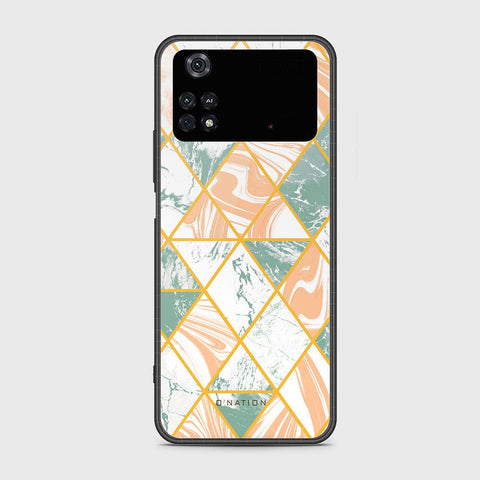 Xiaomi Poco M4 Pro Cover - O'Nation Shades of Marble Series - HQ Ultra Shine Premium Infinity Glass Soft Silicon Borders Case