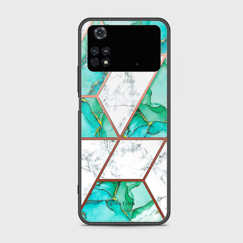 Xiaomi Poco M4 Pro Cover - O'Nation Shades of Marble Series - HQ Ultra Shine Premium Infinity Glass Soft Silicon Borders Case