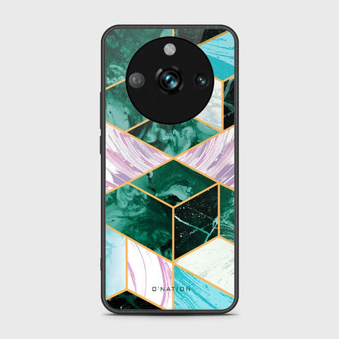 Realme 11 Pro Cover- O'Nation Shades of Marble Series - HQ Ultra Shine Premium Infinity Glass Soft Silicon Borders Case