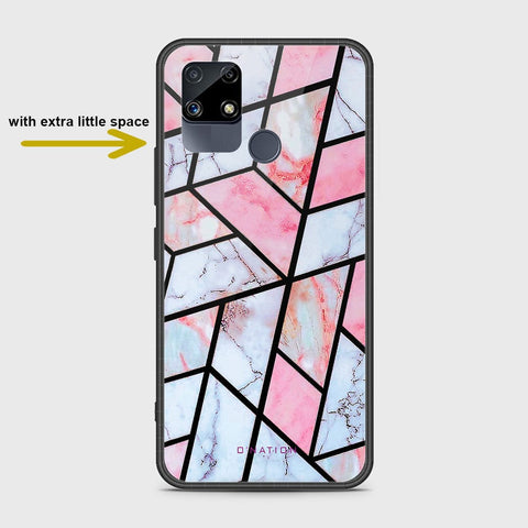 Realme C25s Cover- O'Nation Shades of Marble Series - HQ Ultra Shine Premium Infinity Glass Soft Silicon Borders Case