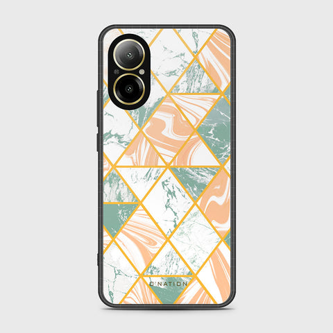 Realme C67 4G Cover- O'Nation Shades of Marble Series - HQ Ultra Shine Premium Infinity Glass Soft Silicon Borders Case