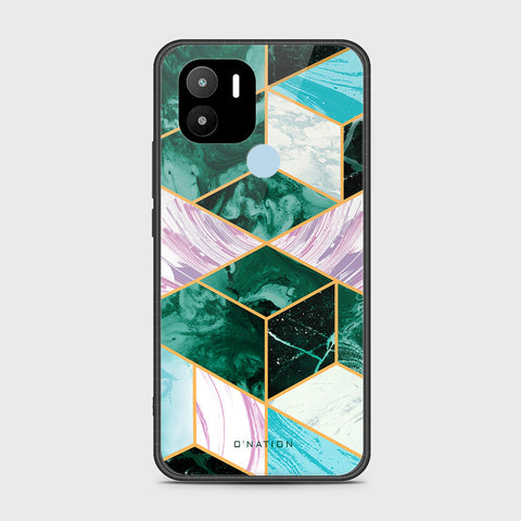 Xiaomi Redmi A1 Plus Cover - O'Nation Shades of Marble Series - HQ Ultra Shine Premium Infinity Glass Soft Silicon Borders Case