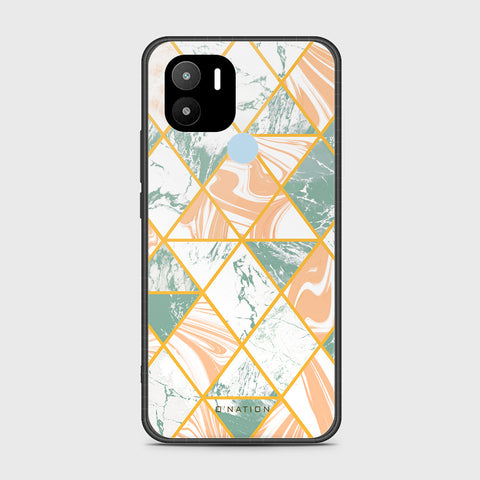 Xiaomi Redmi A1 Plus Cover - O'Nation Shades of Marble Series - HQ Ultra Shine Premium Infinity Glass Soft Silicon Borders Case