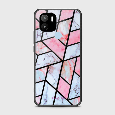 Xiaomi Redmi A1 Plus Cover - O'Nation Shades of Marble Series - HQ Ultra Shine Premium Infinity Glass Soft Silicon Borders Case