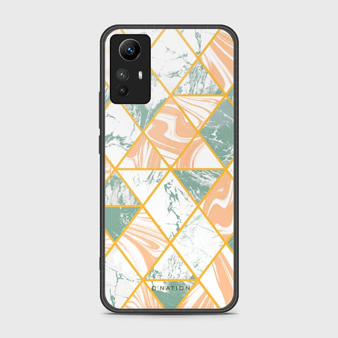 Xiaomi Redmi Note 12S Cover- O'Nation Shades of Marble Series - HQ Ultra Shine Premium Infinity Glass Soft Silicon Borders Case