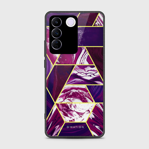 Vivo S16e Cover- O'Nation Shades of Marble Series - HQ Ultra Shine Premium Infinity Glass Soft Silicon Borders Case