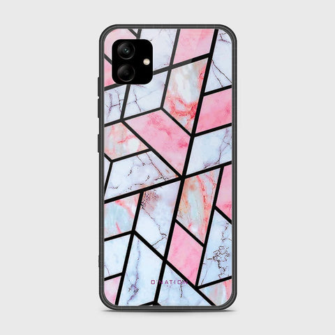 Samsung Galaxy A04 Cover- O'Nation Shades of Marble Series - HQ Ultra Shine Premium Infinity Glass Soft Silicon Borders Case