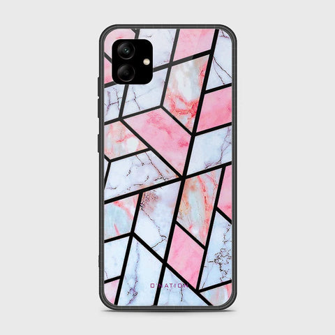 Samsung Galaxy A04e Cover - O'Nation Shades of Marble Series - HQ Ultra Shine Premium Infinity Glass Soft Silicon Borders Case