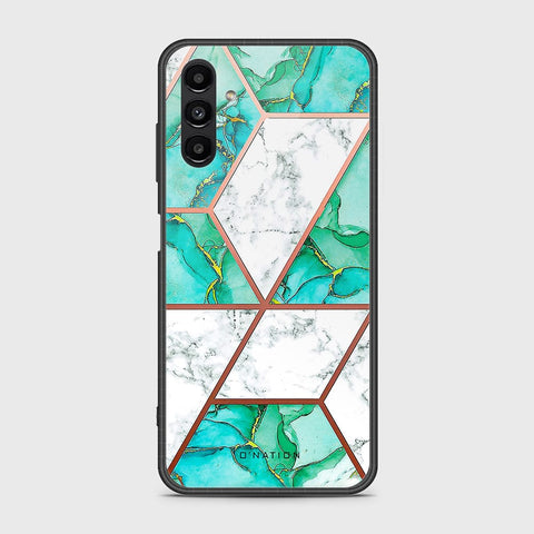 Samsung Galaxy A04s Cover- O'Nation Shades of Marble Series - HQ Ultra Shine Premium Infinity Glass Soft Silicon Borders Case