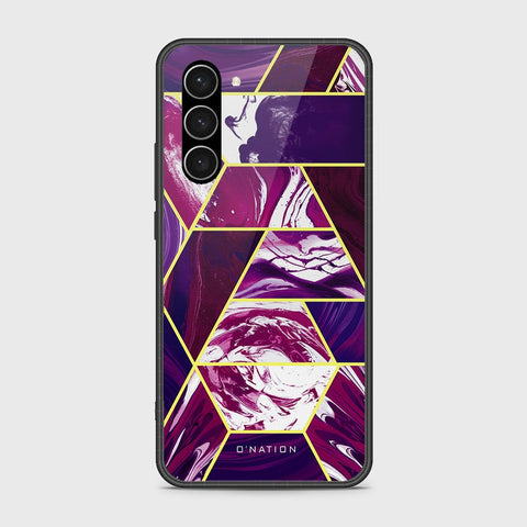 Samsung Galaxy S23 5G Cover - O'Nation Shades of Marble Series - HQ Ultra Shine Premium Infinity Glass Soft Silicon Borders Case