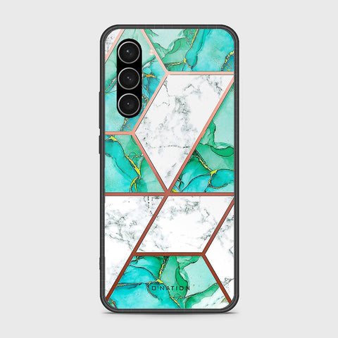 Samsung Galaxy S23 5G Cover - O'Nation Shades of Marble Series - HQ Ultra Shine Premium Infinity Glass Soft Silicon Borders Case