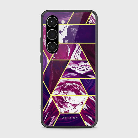 Samsung Galaxy S23 Plus 5G Cover - O'Nation Shades of Marble Series - HQ Ultra Shine Premium Infinity Glass Soft Silicon Borders Case