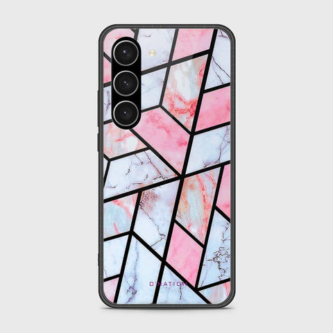 Samsung Galaxy S23 Plus 5G Cover - O'Nation Shades of Marble Series - HQ Ultra Shine Premium Infinity Glass Soft Silicon Borders Case