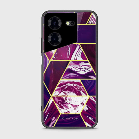 Tecno Pova 5 Pro Cover- O'Nation Shades of Marble Series - HQ Ultra Shine Premium Infinity Glass Soft Silicon Borders Case