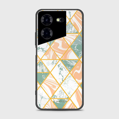 Tecno Pova 5 Pro Cover- O'Nation Shades of Marble Series - HQ Ultra Shine Premium Infinity Glass Soft Silicon Borders Case