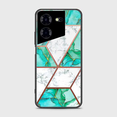 Tecno Pova 5 Pro Cover- O'Nation Shades of Marble Series - HQ Ultra Shine Premium Infinity Glass Soft Silicon Borders Case