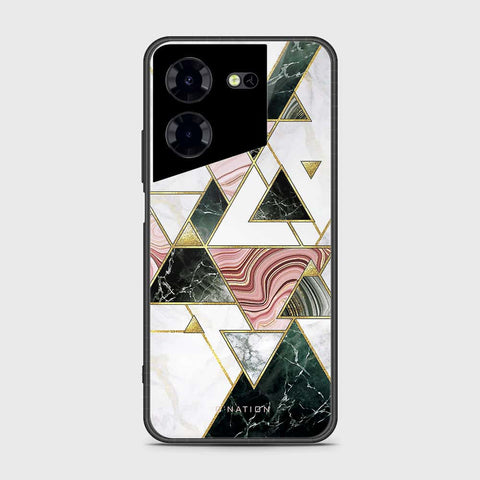 Tecno Pova 5 Pro Cover- O'Nation Shades of Marble Series - HQ Ultra Shine Premium Infinity Glass Soft Silicon Borders Case