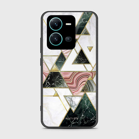 Vivo V25e Cover- O'Nation Shades of Marble Series - HQ Ultra Shine Premium Infinity Glass Soft Silicon Borders Case