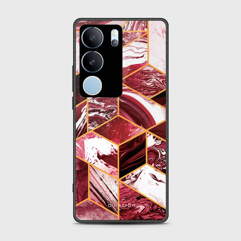 Vivo V29 Pro Cover- O'Nation Shades of Marble Series - HQ Ultra Shine Premium Infinity Glass Soft Silicon Borders Case