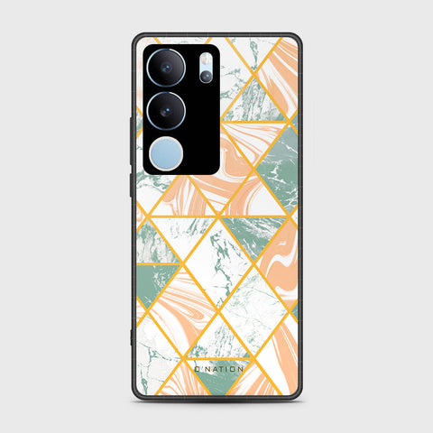 Vivo V29 Pro Cover- O'Nation Shades of Marble Series - HQ Ultra Shine Premium Infinity Glass Soft Silicon Borders Case