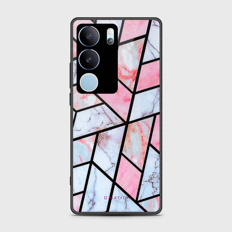 Vivo V29 Pro Cover- O'Nation Shades of Marble Series - HQ Ultra Shine Premium Infinity Glass Soft Silicon Borders Case