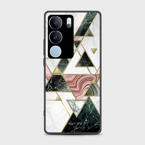 Vivo V29 Pro Cover- O'Nation Shades of Marble Series - HQ Ultra Shine Premium Infinity Glass Soft Silicon Borders Case