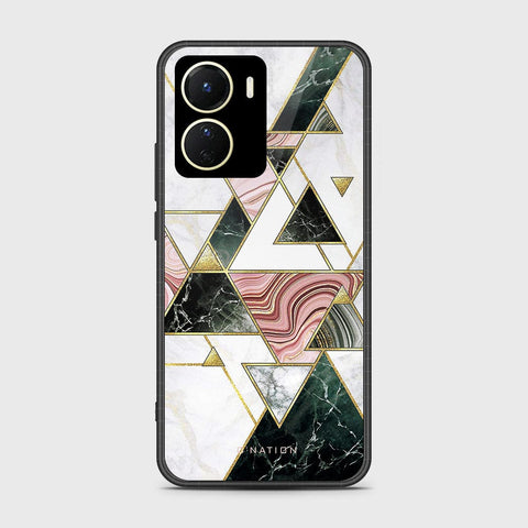 Vivo Y35 5G Cover- O'Nation Shades of Marble Series - HQ Ultra Shine Premium Infinity Glass Soft Silicon Borders Case