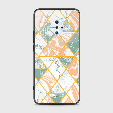 Vivo Y9s Cover- O'Nation Shades of Marble Series - HQ Ultra Shine Premium Infinity Glass Soft Silicon Borders Case