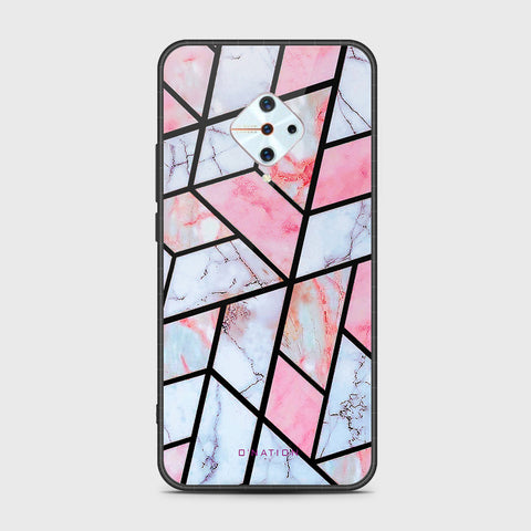 Vivo Y9s Cover- O'Nation Shades of Marble Series - HQ Ultra Shine Premium Infinity Glass Soft Silicon Borders Case