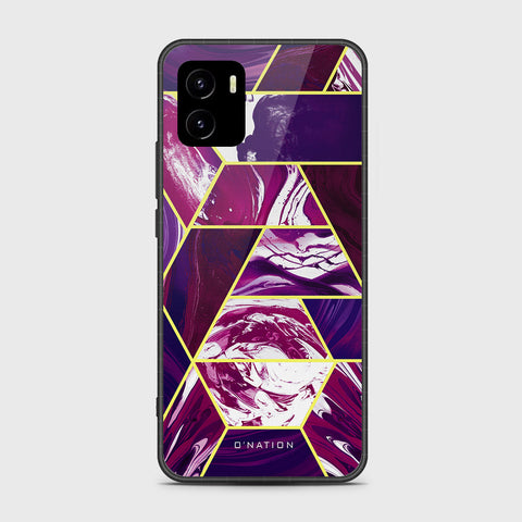 Vivo Y10 Cover- O'Nation Shades of Marble Series - HQ Ultra Shine Premium Infinity Glass Soft Silicon Borders Case