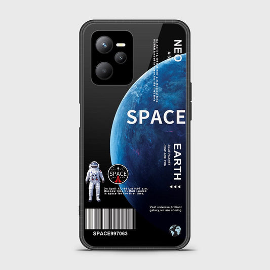 Realme V25 Cover - Limitless Series - HQ Ultra Shine Premium Infinity Glass Soft Silicon Borders Case