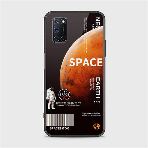 Oppo A92 Cover - Limitless Series - HQ Ultra Shine Premium Infinity Glass Soft Silicon Borders Case