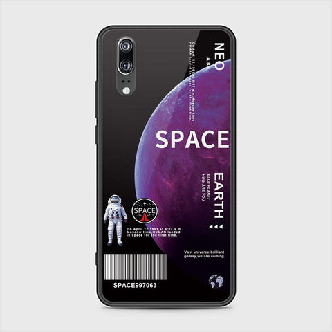 Huawei P20 Cover - Limitless Series - HQ Ultra Shine Premium Infinity Glass Soft Silicon Borders Case