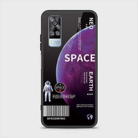 Vivo Y51 2020 Cover - Limitless Series - HQ Ultra Shine Premium Infinity Glass Soft Silicon Borders Case