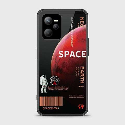 Realme V25 Cover - Limitless Series - HQ Ultra Shine Premium Infinity Glass Soft Silicon Borders Case