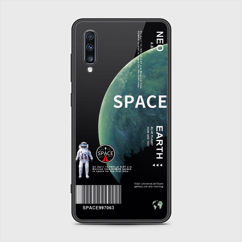 Samsung Galaxy A70 Cover - Limitless Series - HQ Ultra Shine Premium Infinity Glass Soft Silicon Borders Case (Fast Delivery)