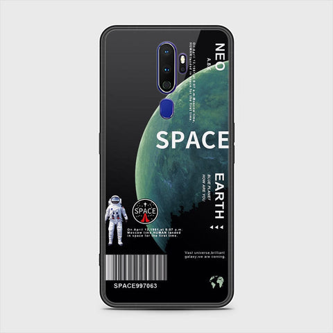 Oppo A9 2020 Cover - Limitless Series - HQ Ultra Shine Premium Infinity Glass Soft Silicon Borders Case