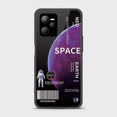 Realme V25 Cover - Limitless Series - HQ Ultra Shine Premium Infinity Glass Soft Silicon Borders Case