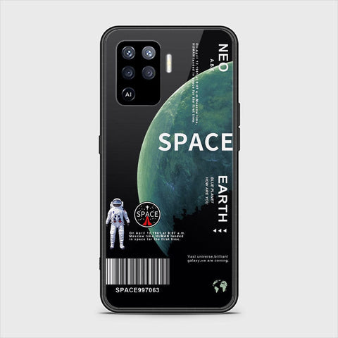 Oppo A94 Cover - Limitless Series - HQ Ultra Shine Premium Infinity Glass Soft Silicon Borders Case