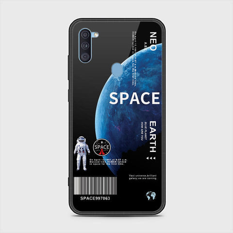 Samsung Galaxy A11 Cover - Limitless Series - HQ Ultra Shine Premium Infinity Glass Soft Silicon Borders Case